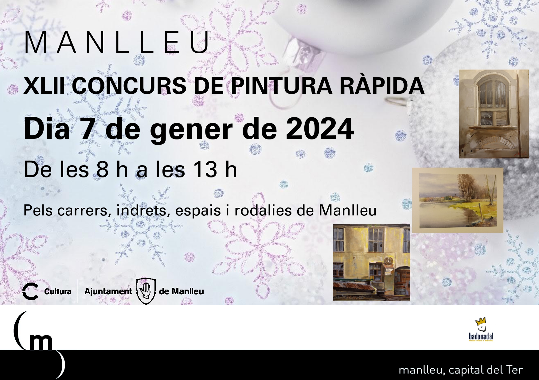 CartellConcurs Pintura Ràpida Manlleu 2024