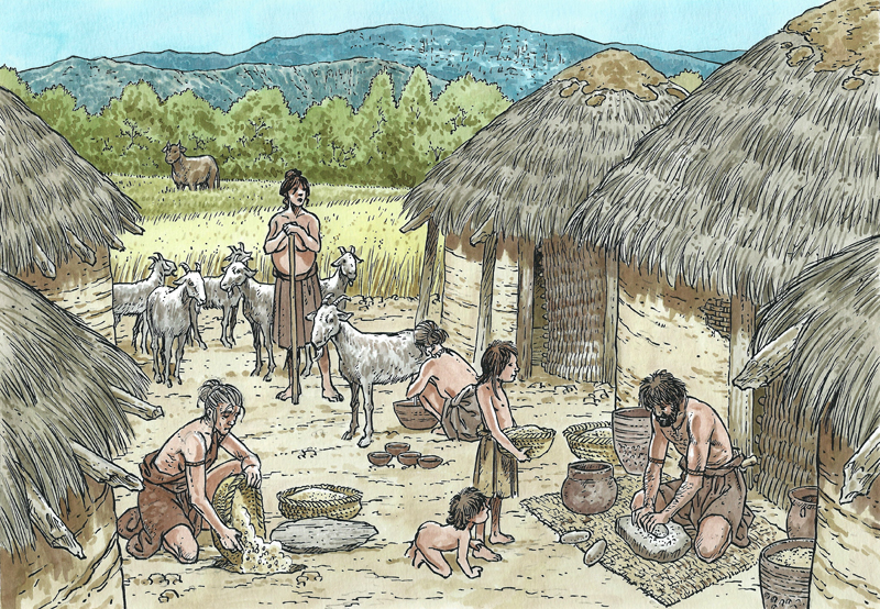 Reconstrucció hipotètica de les estructures d’hàbitat i la vida quotidiana de l’assentament de l’Institut de Batxillerat Antoni Pous. Període calcolític – bronze