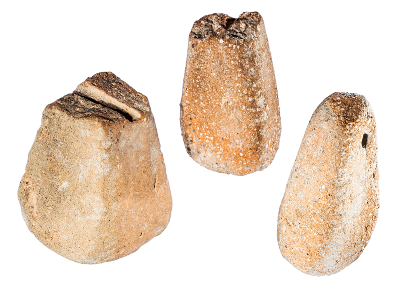 MEV.6949 A 6953- 3. Peses de terrissa per tensar els fils dels telers (<em>pondera</em>) (segles <span style=\