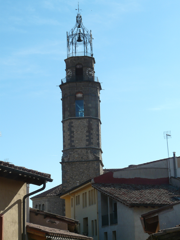 El campanar de Manlleu avui