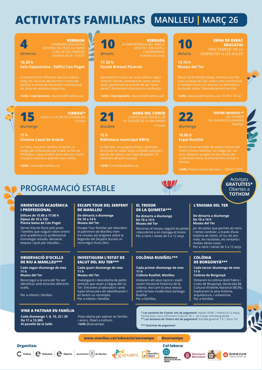 260301 cartell a3 activitats març26 xarxampa.jpg