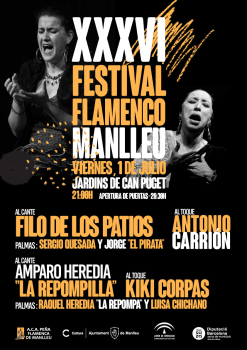 Cartell 36 festival Flamenco Manlleu 1.07