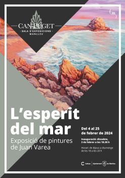 Cartell exposició l'esperit del mar febrer 2024