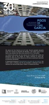 Cartell expo pisos Garcia Muse del Ter