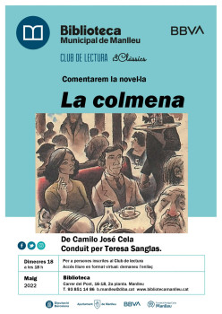 Biblio cartell club lectura La Colmena 18.05