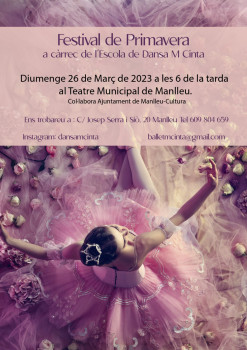 Cartell Festival Primavera Escola dansa M. Cinta 26.03