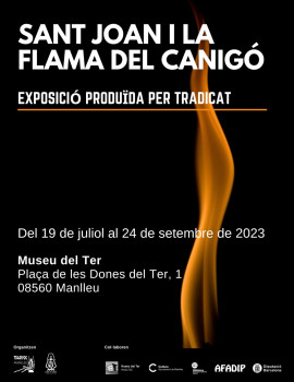 Cartell expo Museu del Ter Sant Joan i Flama del Canigó