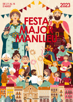 Cartell Festa Major Manlleu 2023