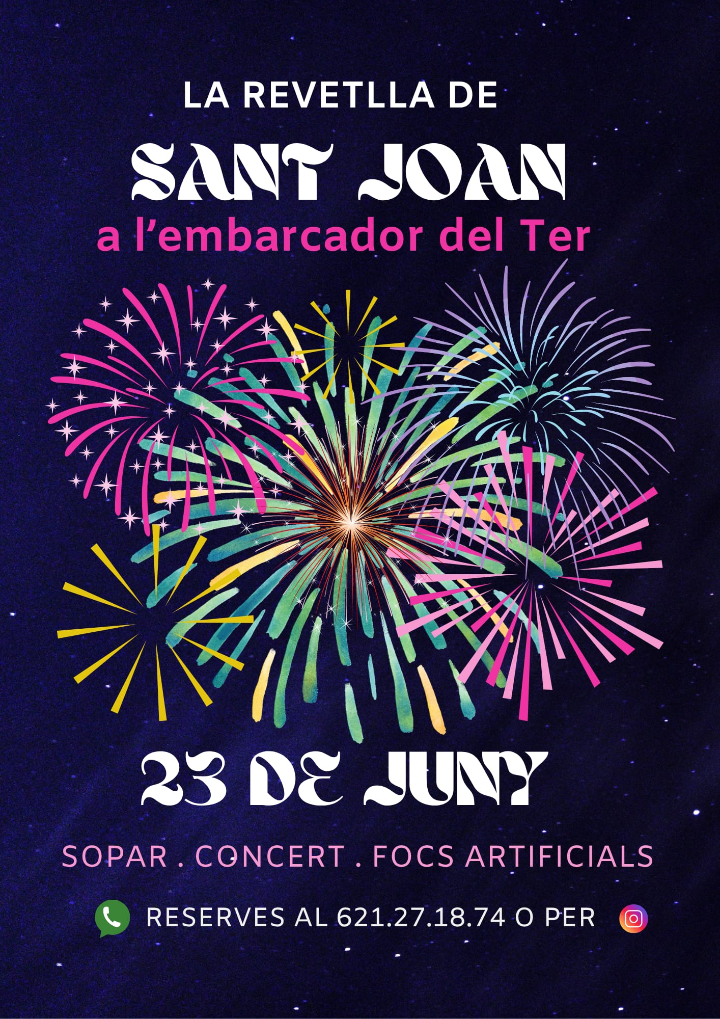 Revetlla Sant Joan embarcador del Ter cartell.jpg